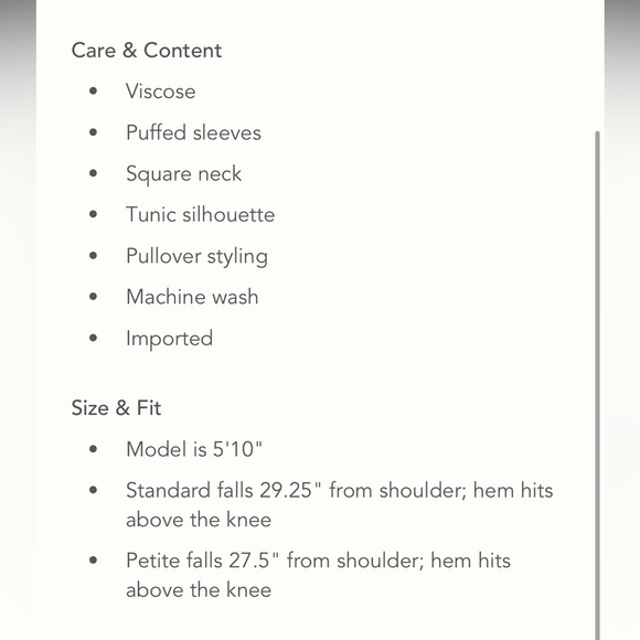 ✨ Anthropologie Morgan Floral Tunic Dress Sz M - Picture 6 of 6